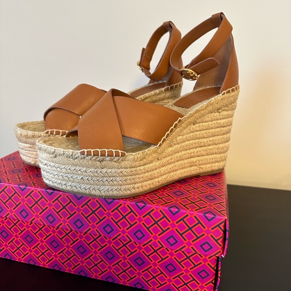 Tory Burch Espadrille Wedge Sandals